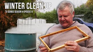 Cleaning Bee Frames with Fire  When Beekeeping Gets Hot  The Bush Bee Man [upl. by Anomahs]