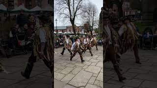 Domesday Morris  Traditional border morris dancing  British customs shorts [upl. by Brahear]