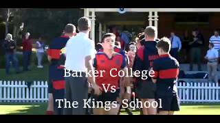 Barker College 1st XV Vs Kings 3632 Highlights 2018 [upl. by Slyke304]