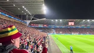 Wales v Finland Welsh Nation Anthem [upl. by Winnah]