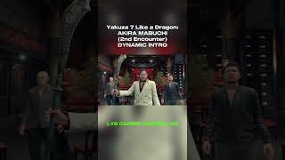 Yakuza 7 Like A Dragon Akira Mabuchi 2nd Encounter Dynamic Intro [upl. by Esilrahc]