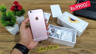 Apple Iphone Unboxing in 2023  Iphone at 9900  Live Iphone 6s Review amp Unboxing [upl. by Nylassej610]