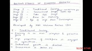 Rostows 5 Stages of Economic Growth NTANET NETEconomics NETPreparation [upl. by Yamauchi]