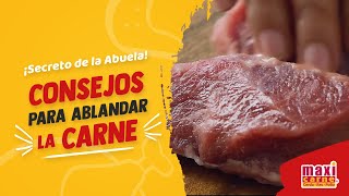 Cómo ablandar la carne de res con métodos 100 naturales  HAZLO CON MAXICARNE [upl. by Allemat349]