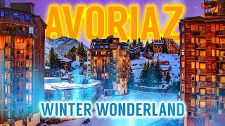 HERE is the REAL Winter Wonderland AVORIAZ France  Alpine Snow  Ski Village  Portes du Soleil [upl. by Aro149]