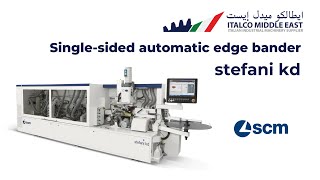 Singlesided automatic edge bander SCM stefani kd [upl. by Valer710]