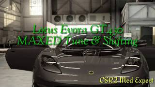 CSR2 Lotus Evora GT430 Season 91 MAXED Tune amp Shifting [upl. by Jennee500]