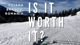 Is it Worth it Skiing in Poiana Brasov  Romania [upl. by Pang]