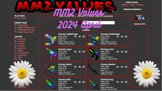 Mm2 value list 2024 April [upl. by Tali]