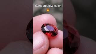 world best hessonite garnet Kamburupitiya in Sri Lanka Natural Beauty Color StoneCut amp Polished [upl. by Edurtreg]