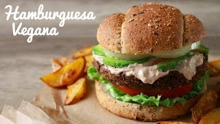 HAMBURGUESA VEGANA  Fácil amp Saludable [upl. by Teodora]