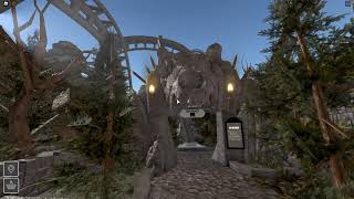 The Wolfman FrontRear POV Day II Monster Park Roblox [upl. by Eilrak]