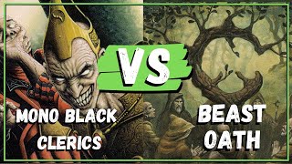 MONO BLACK CLERICS vs BEAST OATH round 2 PREMODERN MONTHLY [upl. by Efar]