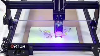 How to do a paper cut with modern technology go with Ortur Laser Engraver [upl. by Anahahs]