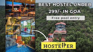 Cheapest hostel in goa only rs299  best hotel in budget near baga beach  The hosteller arporagoa [upl. by Nomihs53]