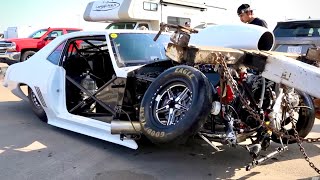 The Most INSANE WRECKS Ive EVER FILMED  Drag Racing Crashes [upl. by Mayer]