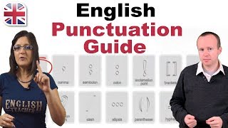 English Punctuation Guide  English Writing Lesson [upl. by Adai]