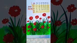 Diy Paper Calendar Drawing 🗓️ll diy satisfying art [upl. by Iror]