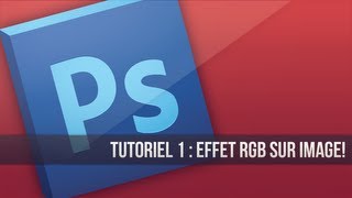 PHOTOSHOP Tutoriel 1  Leffet RGB Split 3D sur une image [upl. by Perri651]