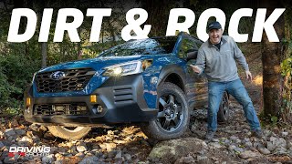 Subaru Outback Wilderness Dual XMode Dirt and Rock OffRoad Test [upl. by Annerahs]