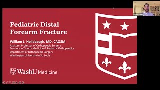 Pediatric Distal Forearm Fracture with Dr William Hollabaugh  AMSSM Sports US Case Presentation [upl. by Nolie]