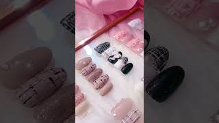 【ネイル】ツイードネイル💖 nailart shorts winternails お洒落ネイル トレンドネイル 東京ネイルサロン ツイードネイル 冬ネイル 秋ネイル ワンホンネイル [upl. by Jutta583]