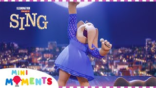 Best Meena Moments 🎤 🪩  Sing  Sing 2  Song Compilation  Movie Moments  Mini Moments [upl. by Lleval]