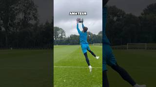 AMATEUR 🆚 PRO 🧤 goalkeeper goalkeepertraining [upl. by Mandel531]