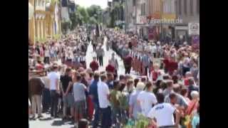 Annafest 2015 in Forchheim Festumzug im Zeitraffer [upl. by Plunkett]