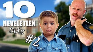 10 Neveletlen Diák 2 TOPLISTÁK [upl. by Ycnay158]