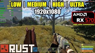 RX 570  RUST in 2020  1080p All Settings [upl. by Ztnarf]