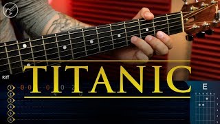 Titanic Theme  My Heart Will Go On Guitar Tutorial  TABS Christianvib [upl. by Mayap]