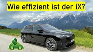 BMW iX 40  Verbrauchstest unter Realbedingungen auf der EcofahrerNormrunde [upl. by Wil]