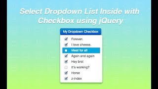 How to select dropdown list with Checkbox Search Option Select All Option Optgroup using jQuery [upl. by Aynos440]