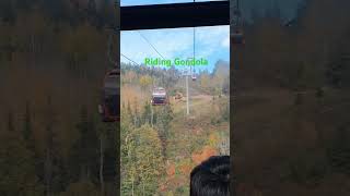 Riding Gondola time on fall season [upl. by Ahsiekram]