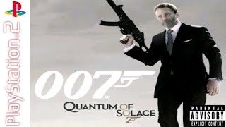 PS2 007 QUANTUM OF SOLACE Pt2 Gameplay DaDrunkGamer 007 PS2 [upl. by Airitac]