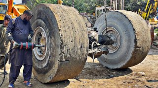 HUGE CAT Wheel Loader Gets AMAZING Repair After Thailand Import [upl. by Orual55]