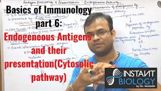 Immunology Part 6 Endogeneous pathway of Antigen processing and Presentation CYTOSOLIC PATHWAY [upl. by Yarvis621]