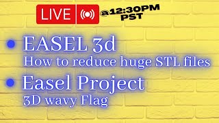 🎙️In the Shop  The Simplest method to reduce a Mesh File Size amp 3D wavy Flag Carve Setup [upl. by Airaet]