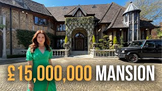 Inside a Luxury £15 Million Mansion in an Exclusive Hertfordshire Address  Property Tour [upl. by Arocahs]