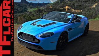 2015 Aston Martin V12 Vantage S Roadster Tunnel Blast [upl. by Naillil560]