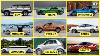 Different Types of Car Body Style  Every Car Shape Explained [upl. by Blankenship]