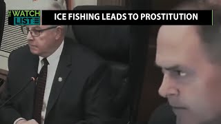 Sexy Ice Fishing Is Ohio Mayors Latest Concern [upl. by Domash]