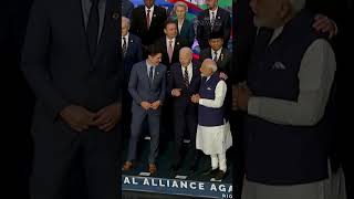 Trudeau and Modi meet briefly at G20 [upl. by Ahrat]