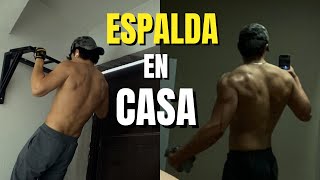 Entrenando Espalda En Casa [upl. by Ititrefen]