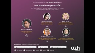 Second o2h ChaiTime Webinar on Innovate from your sofa [upl. by Itsirc]