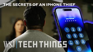 iPhone Thief Explains How He Breaks Into Your Phone  WSJ [upl. by Ettevol]