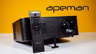 Apeman HD Video Projecteur LC650  AFFICHAGE 300quot 4k [upl. by Jacie888]