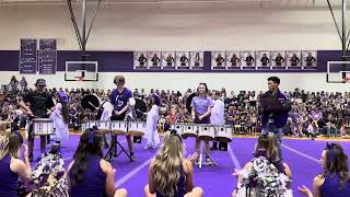 Tolar drumline homecoming pep rally 101124 main jig 2 Nick sucks [upl. by Wardle755]