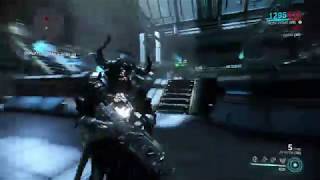 Warframe  The Sacrifice Fighting Umbra using a Mote Amp [upl. by Etiam]